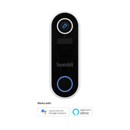 Carillon Hombli Smart Doorbell 2 + Chime 2 blanc 8