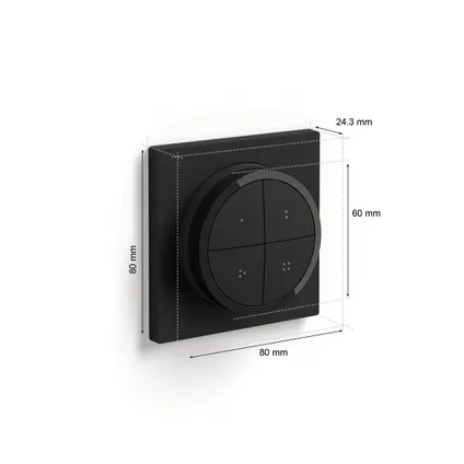 Interrupteur rotatif Philips Hue Tap noir 3