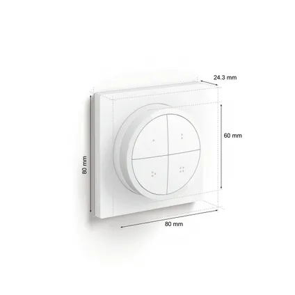 Interrupteur rotatif Philips Hue Tap blanc 3