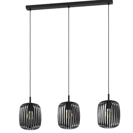 EGLO hanglamp Romazzina zwart 3xE27