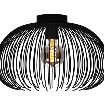 EGLO plafondlamp Alhabia zwart ⌀38,5cm E27 2