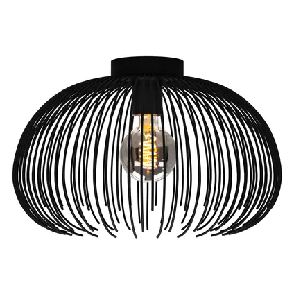 EGLO plafondlamp Alhabia zwart ⌀38,5cm E27 3
