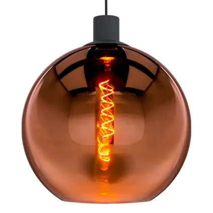 EGLO hanglamp Cesenatico glas koper ⌀30cm E27 3