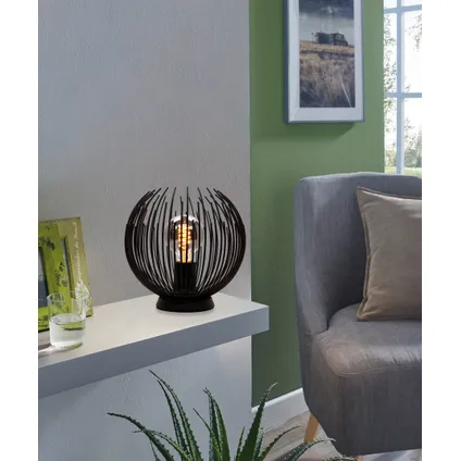 EGLO tafellamp Alhabia zwart ⌀23,5cm E27 7