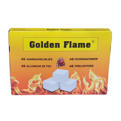 Golden Flame witte aanmaakblokjes