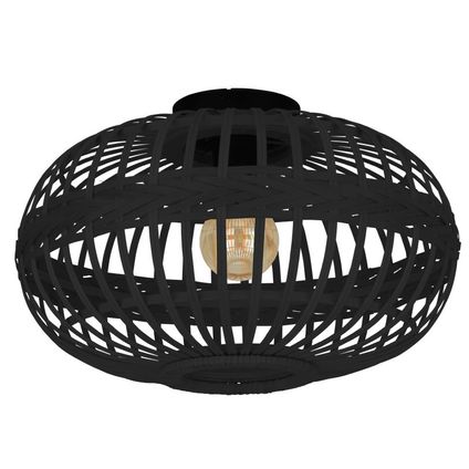 EGLO plafondlamp Towcester zwart ⌀25cm E27
