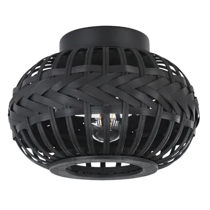 EGLO plafondlamp Towcester zwart ⌀25cm E27 3
