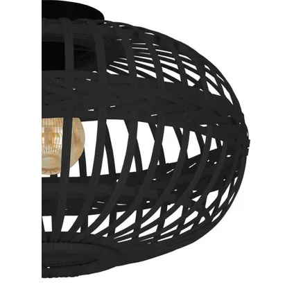 EGLO plafondlamp Towcester zwart ⌀38cm E27 2