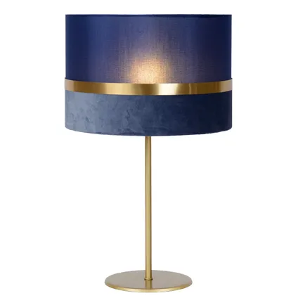 Lampe de table Lucide Extravaganza Tusse bleu ⌀30cm E27