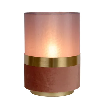 Lucide tafellamp Extravaganza Tusse roze ⌀15cm E14