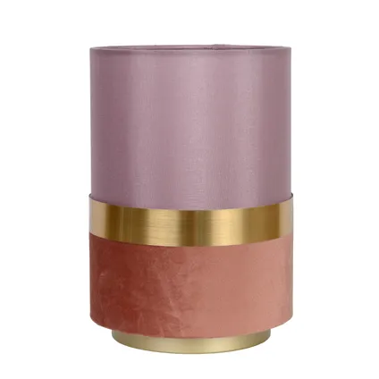 Lucide tafellamp Extravaganza Tusse roze ⌀15cm E14 2