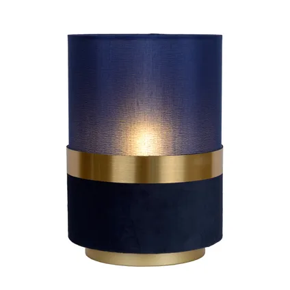 Lampe de table Lucide Extravaganza Tusse bleu ⌀15cm E14