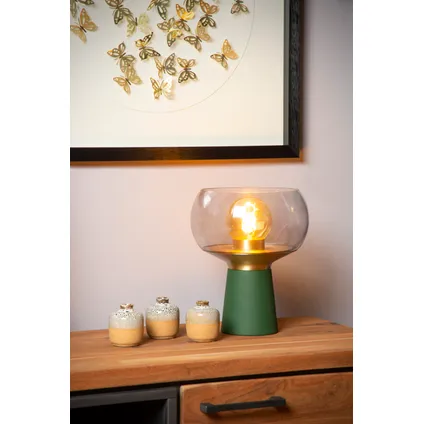 Lucide tafellamp Farris groen ⌀24cm E27 4