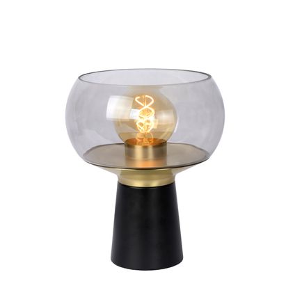 Lampe de table Lucide Farris noir ⌀24cm E28