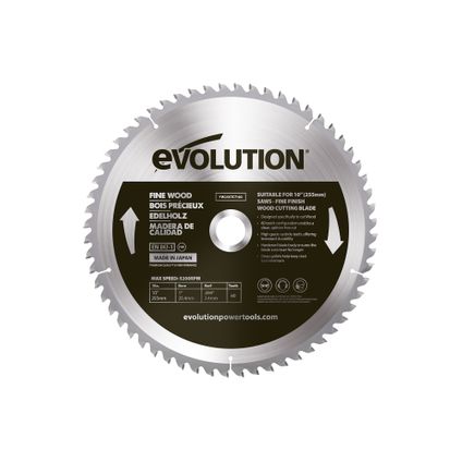 Evolution cirkelzaagblad FW255TCT-60 255mm