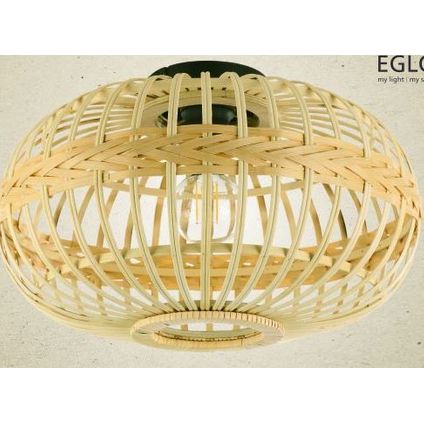 EGLO plafondlamp Towcester natuur ⌀25cm E27