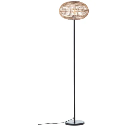 Brilliant vloerlamp Woodball rotan ⌀38cm E27 5