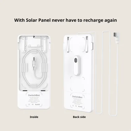 Panneau solaire SwitchBot Solar Panel blanc 8