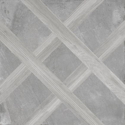 Wand- en vloertegel Flora Pearl Grip - Keramiek - Beige - 60x60cm - Pakketinhoud 1,44m²