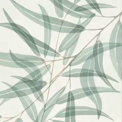 Wandtegel Flora Mix - Keramiek - Groen - 20x20cm - Pakketinhoud 1,52m² 3