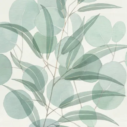 Wandtegel Flora Mix - Keramiek - Groen - 20x20cm - Pakketinhoud 1,52m² 17