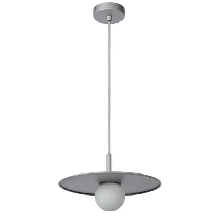 Lucide hanglamp Topher mat chroom ⌀30cm G9 2