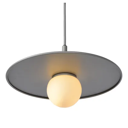 Lucide hanglamp Topher mat chroom ⌀30cm G9 4