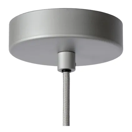 Lucide hanglamp Topher mat chroom ⌀30cm G9 7