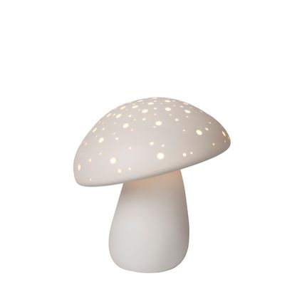 Lampe de table Lucide Fungo blanc ⌀26,5cm E14