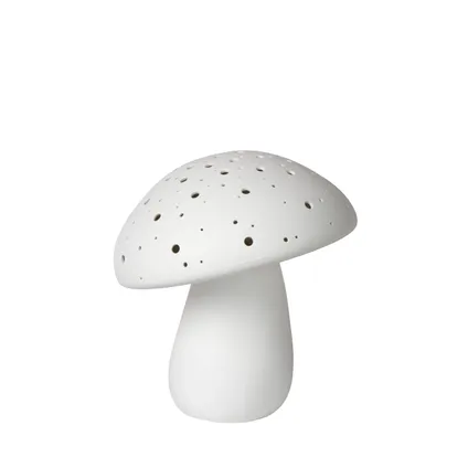 Lampe de table Lucide Fungo blanc ⌀26,5cm E14 2