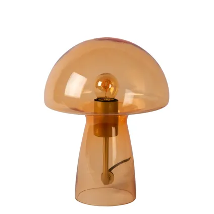 Lucide tafellamp Fungo oranje ⌀23cm E27 2