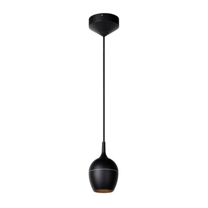Lucide hanglamp Preston zwart ⌀10cm GU10