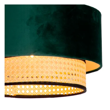 Lucide plafondlamp Javor groen ⌀38cm E27 4