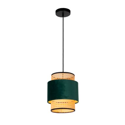 Lucide hanglamp Javor groen ⌀23cm E27