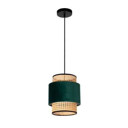 Lucide hanglamp Javor groen ⌀23cm E27 2