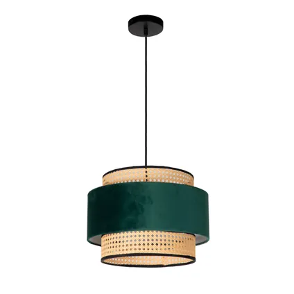 Lucide hanglamp Javor groen ⌀38cm E27 2