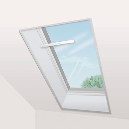 Voile Moustiquaire Confortex pour Fenêtre de toit 150x180cm blanc