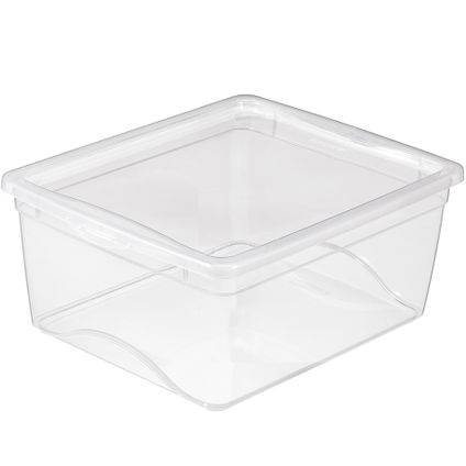 Boîte de rangement Omega 2L transparent 19,7x15,9x9,3cm