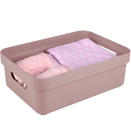 Sunware Sigma Home opbergbox 9L roze 35,2x25,3x12,2cm 3