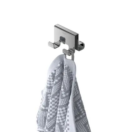Crochet porte-serviette pour cabine de douche Tiger Caddy 6-8mm double chrome 3