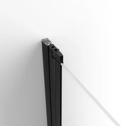 Schulte draaideur NewStyle 90x192cm mat zwart 3