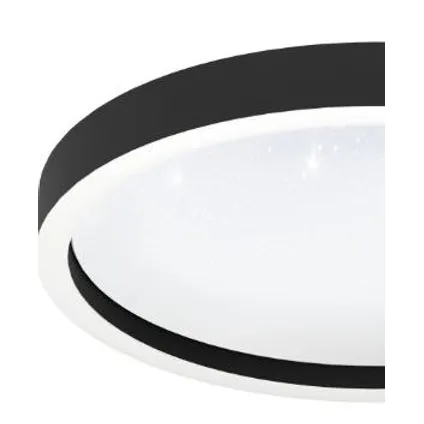 EGLO plafondlamp Montemorelos-Z zwart ⌀42cm 17,8W 2