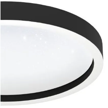 EGLO plafondlamp Montemorelos-Z zwart ⌀42cm 17,8W 3