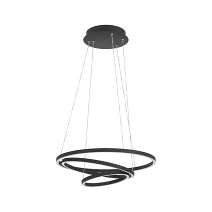 EGLO hanglamp Lobinero-Z zwart ⌀58cm 43,2W