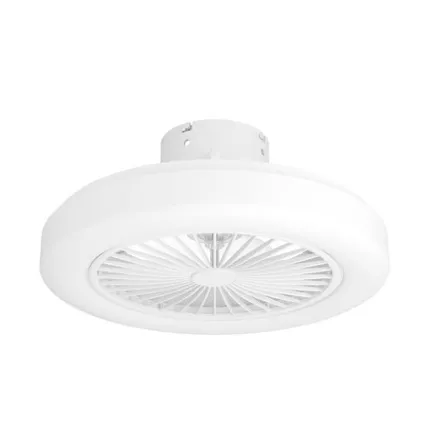 Ventilateur de plafond EGLO Ortona blanc ⌀46cm 35W+3x8.5W