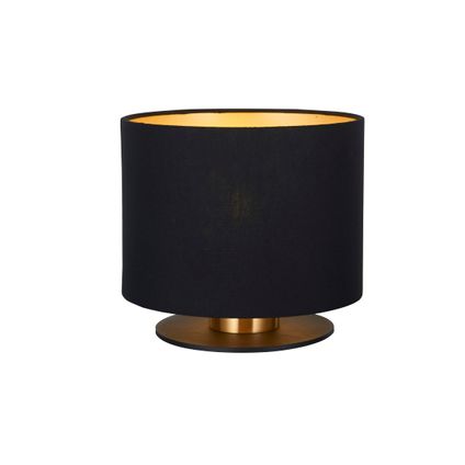 Lampe de table Lucide Fudral noir ⌀20cm E27