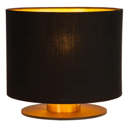 Lucide tafellamp Fudral zwart ⌀20cm E27 4