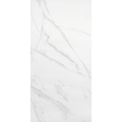 Wand- en vloertegel Calacatta polished - Keramiek - Wit/Grijs - 60x120cm - Pakketinhoud 1,44m²