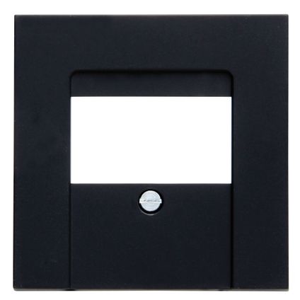 Kopp afdekplaat voor USB-stopcontact Kopp mat zwart