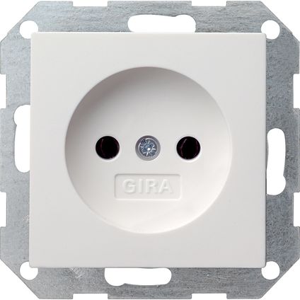 Gira stopcontact ST55 1-voudig wit
